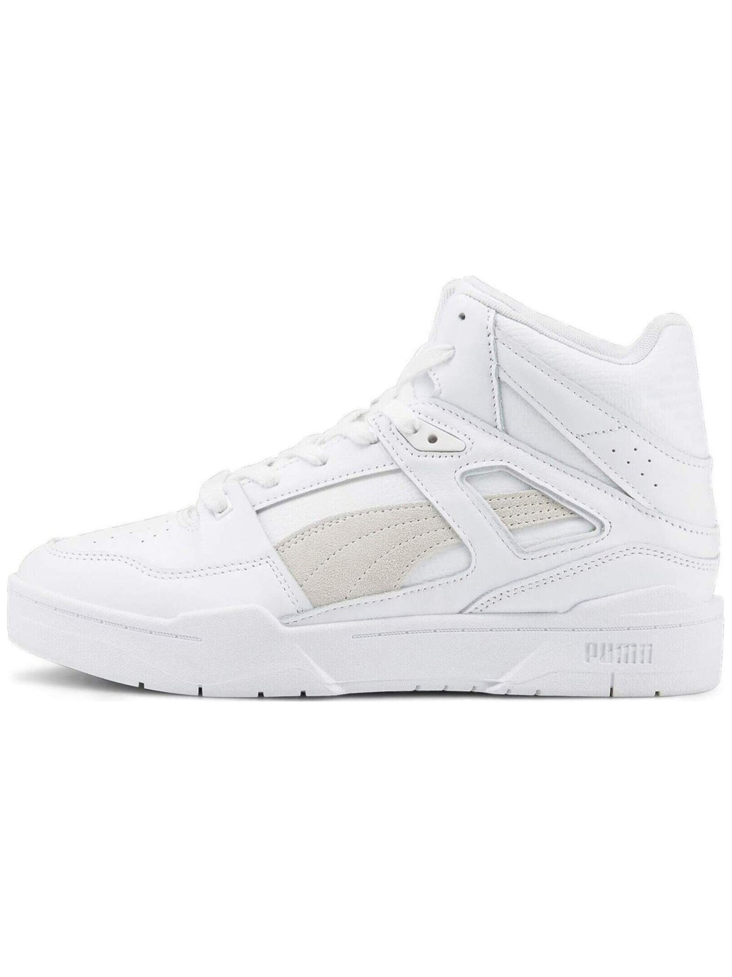 Sneaker alta 'Slipstream Hi Lth' di PUMA in bianco: frontale
