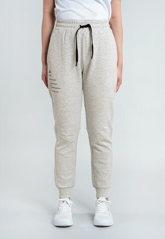 GIORDANO Tapered Pants 'Silvermark' in Grey: front