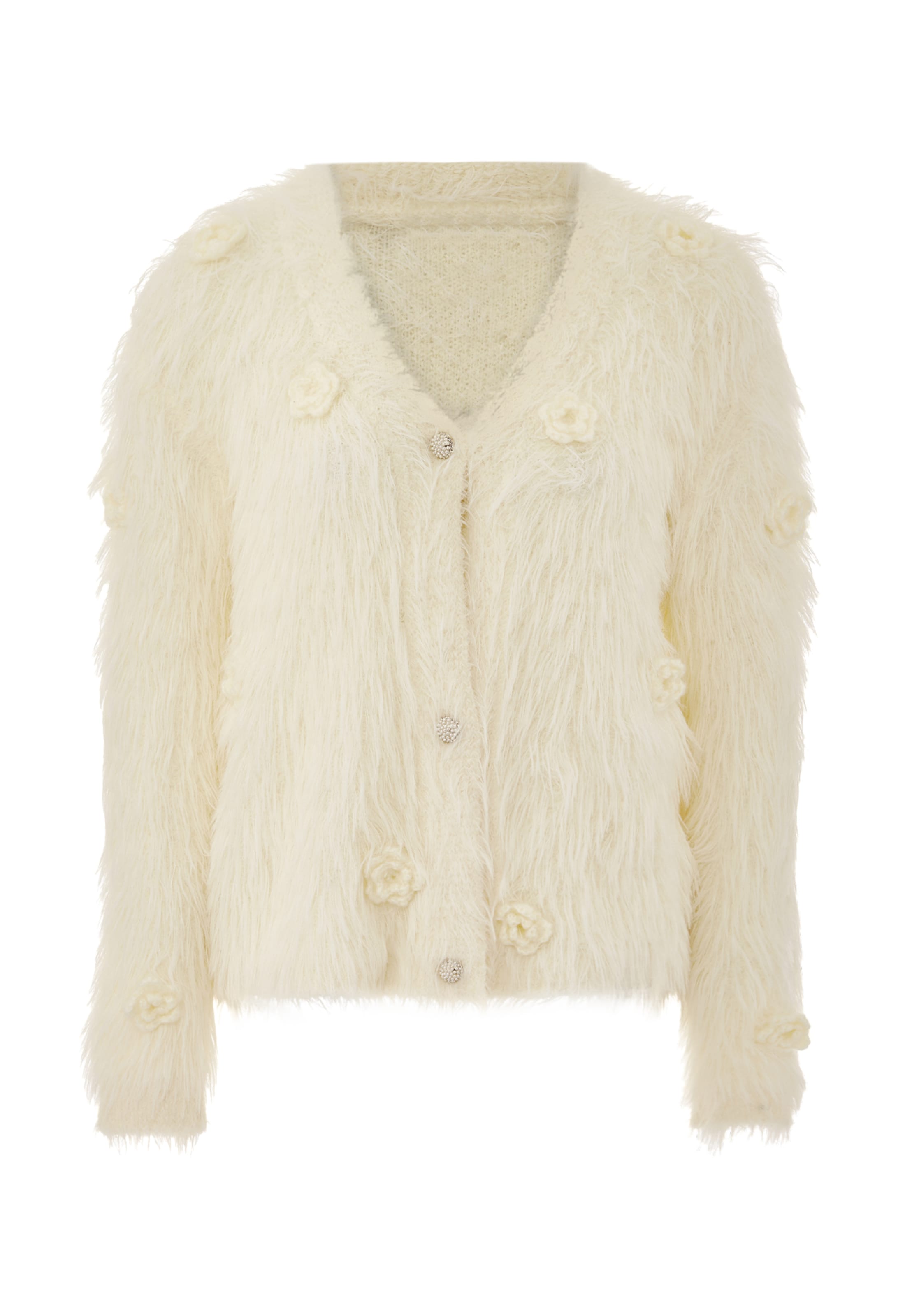 caspio Knit cardigan in White: front