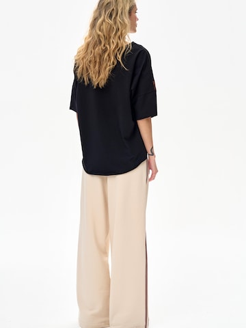 Blue Shadow Blouse in Black