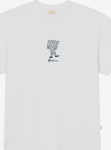 BLKVIS - Camisa 'Bakery' em branco: frente