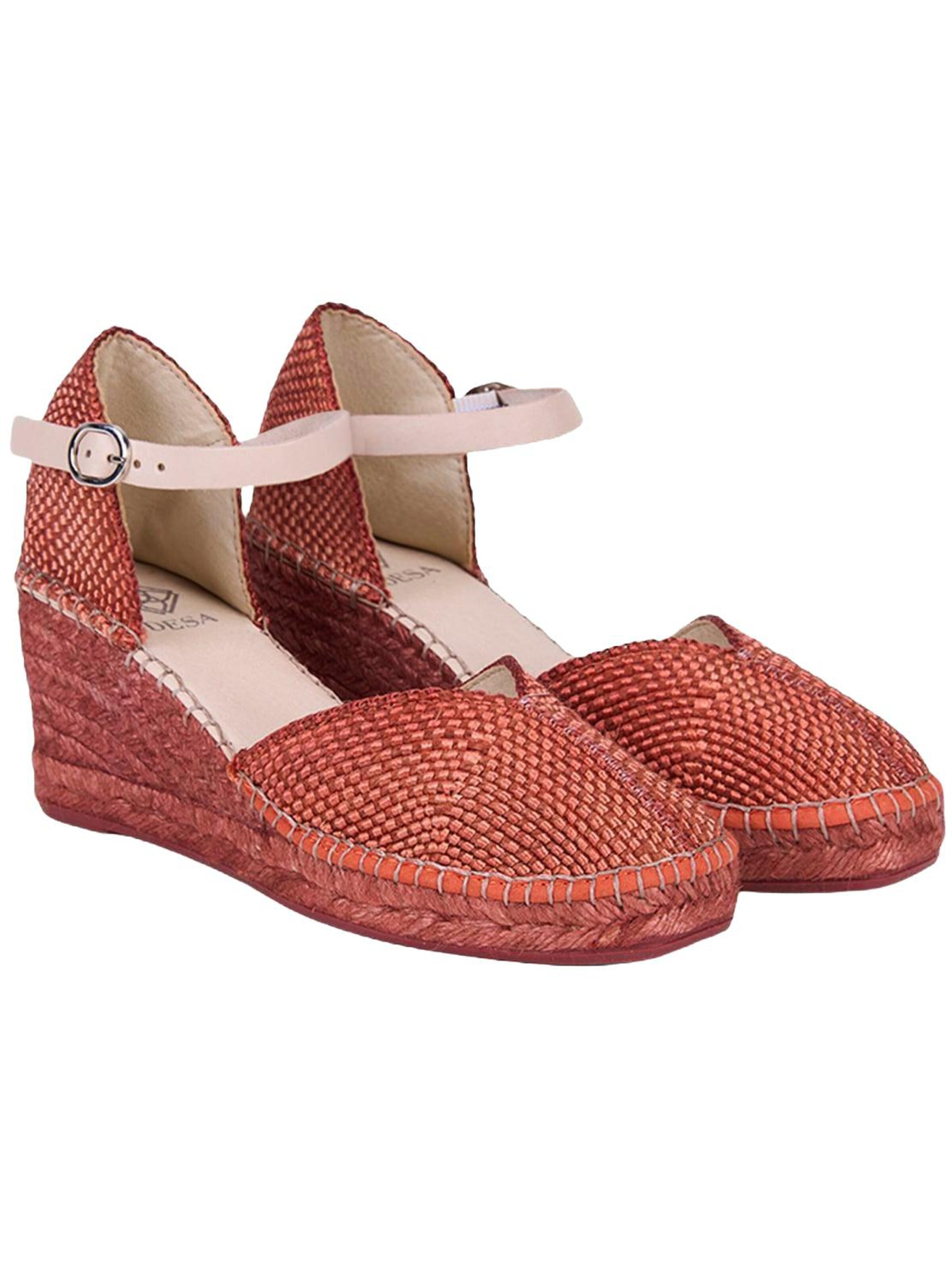 Desa Espadrilles 'Keilabsatz-Slipper' in Blue: front