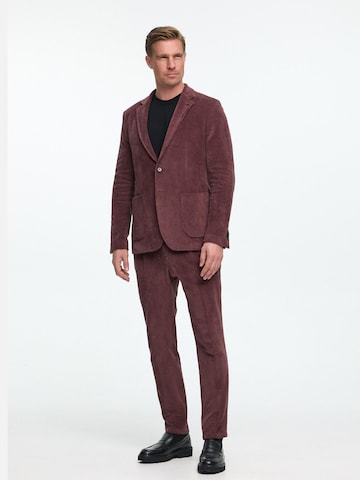 Zuitable Slim fit Suit Jacket 'DiNove NCP' in Red