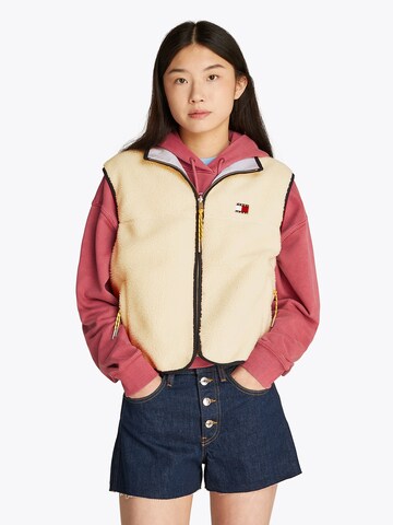 Tommy Jeans Weste (GRS) in Weiß: Vorderseite