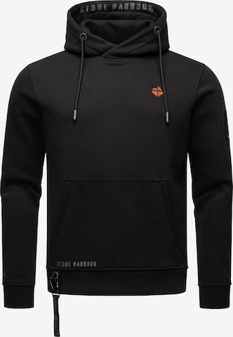 STONE HARBOUR Sweatshirt 'Crazy Frank' in Black: front