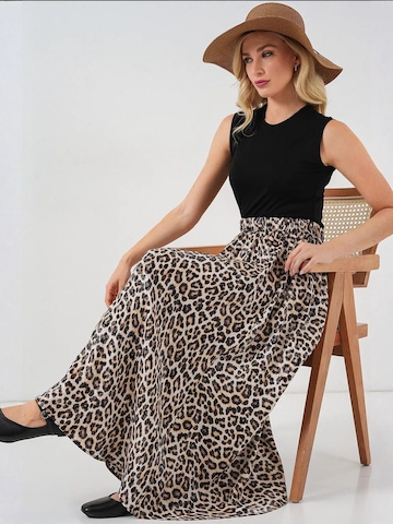 Bigdart Skirt in Brown