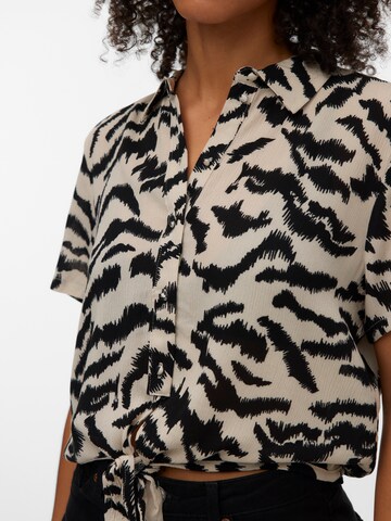 VERO MODA Bluse in Grau