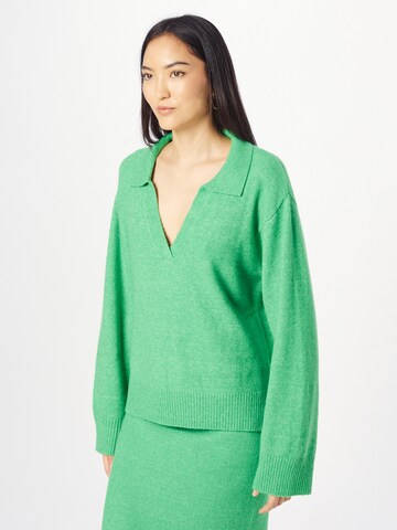 Lindex Pullover 'Chicago' in Grün: Vorderseite