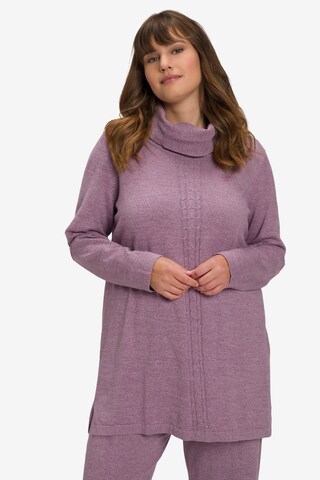 Ulla Popken Sweater in Purple: front