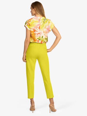 APART Skinny Pleat-Front Pants in Yellow