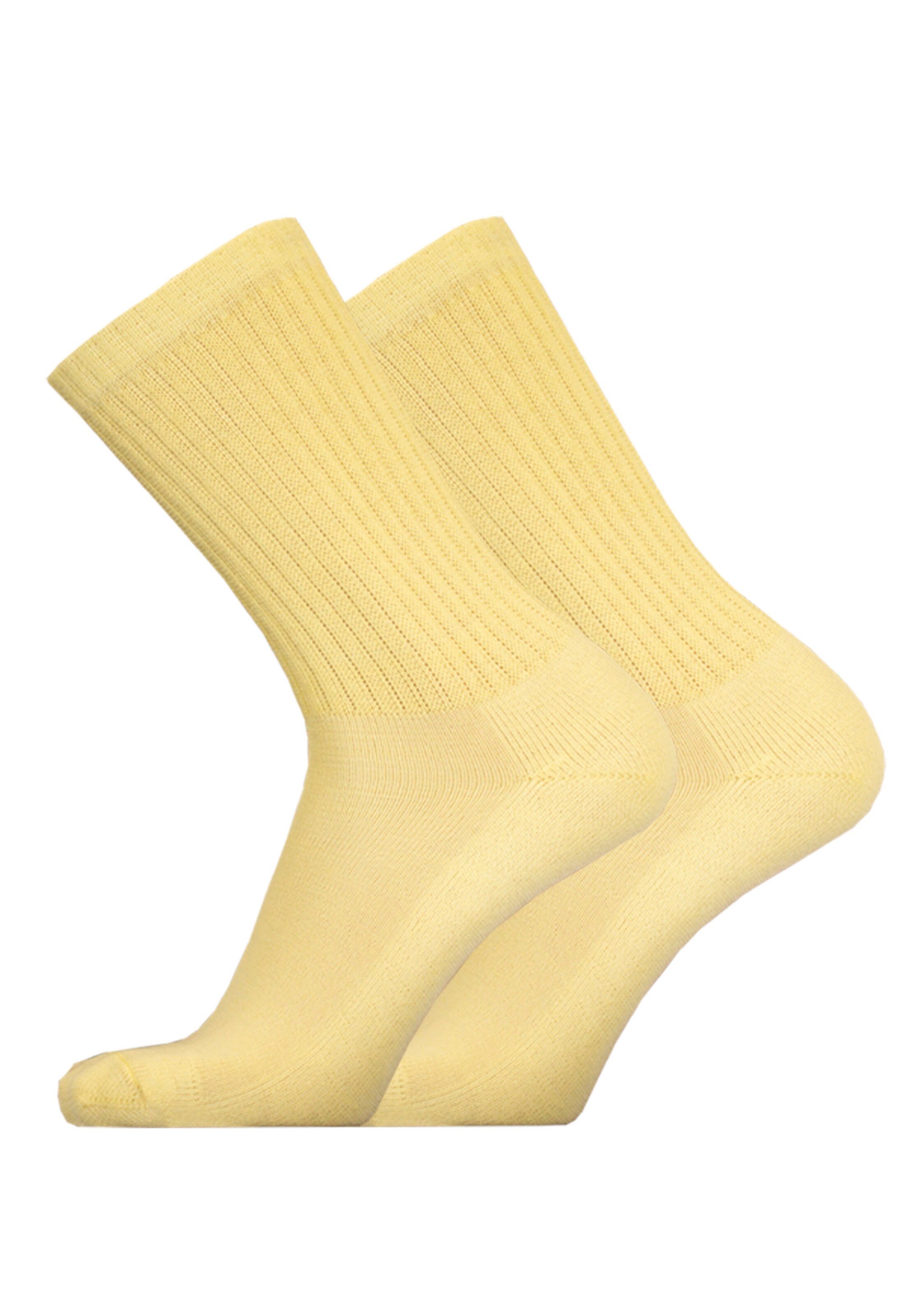 UphillSport Socken 'MERINO SPORT' in Gelb: Vorderseite