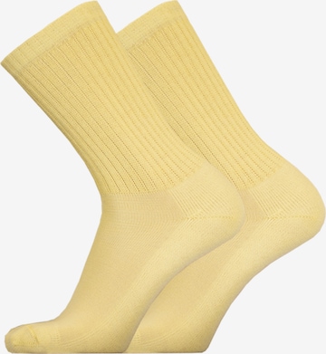 UphillSport Socks 'MERINO SPORT' in Yellow: front