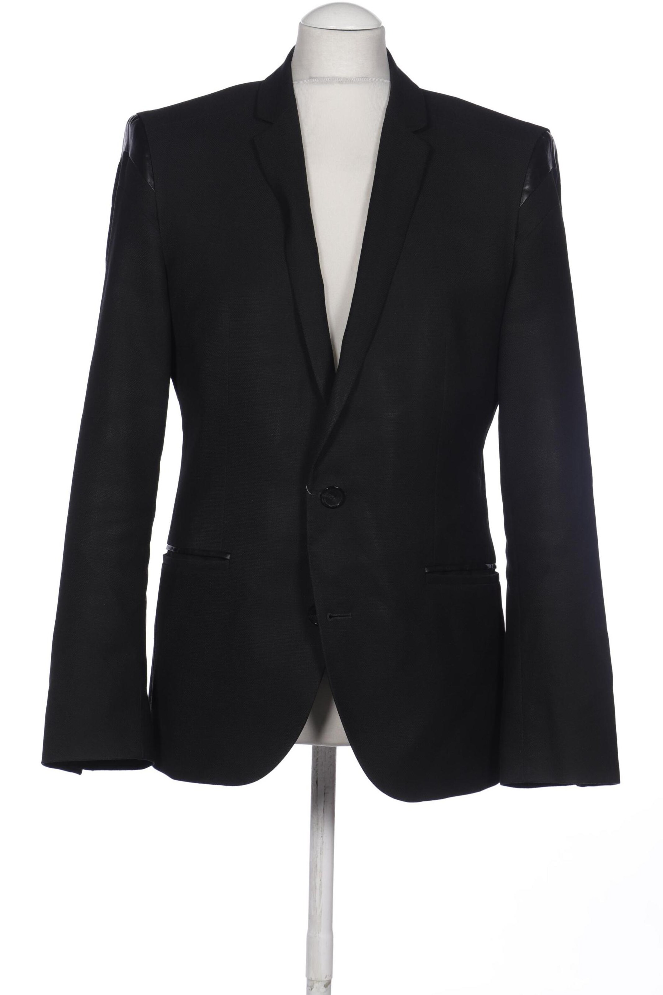 HUGO Suit Jacket in M-L in Black: front