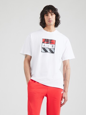 Nike Sportswear Μπλουζάκι 'AIR' σε λευκό: μπροστά