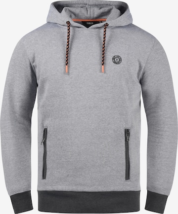 !Solid Hoodie 'Raffa' in Grau: predná strana