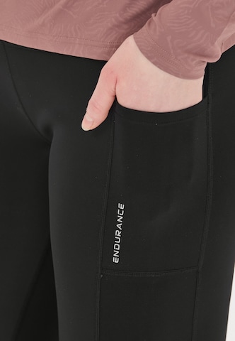 ENDURANCE Slimfit Tight 'Strong' in Schwarz