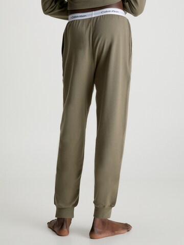 Calvin Klein Tapered Broek in Groen