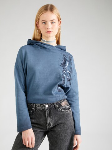 SoccxSweater majica - plava boja: prednji dio