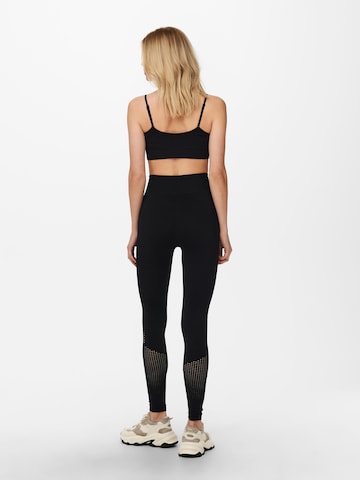 ONLY PLAY Skinny Športne hlače 'Saba' | črna barva