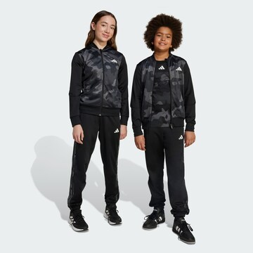 ADIDAS SPORTSWEAR Tracksuit 'Seasonal Essential' in Black: front