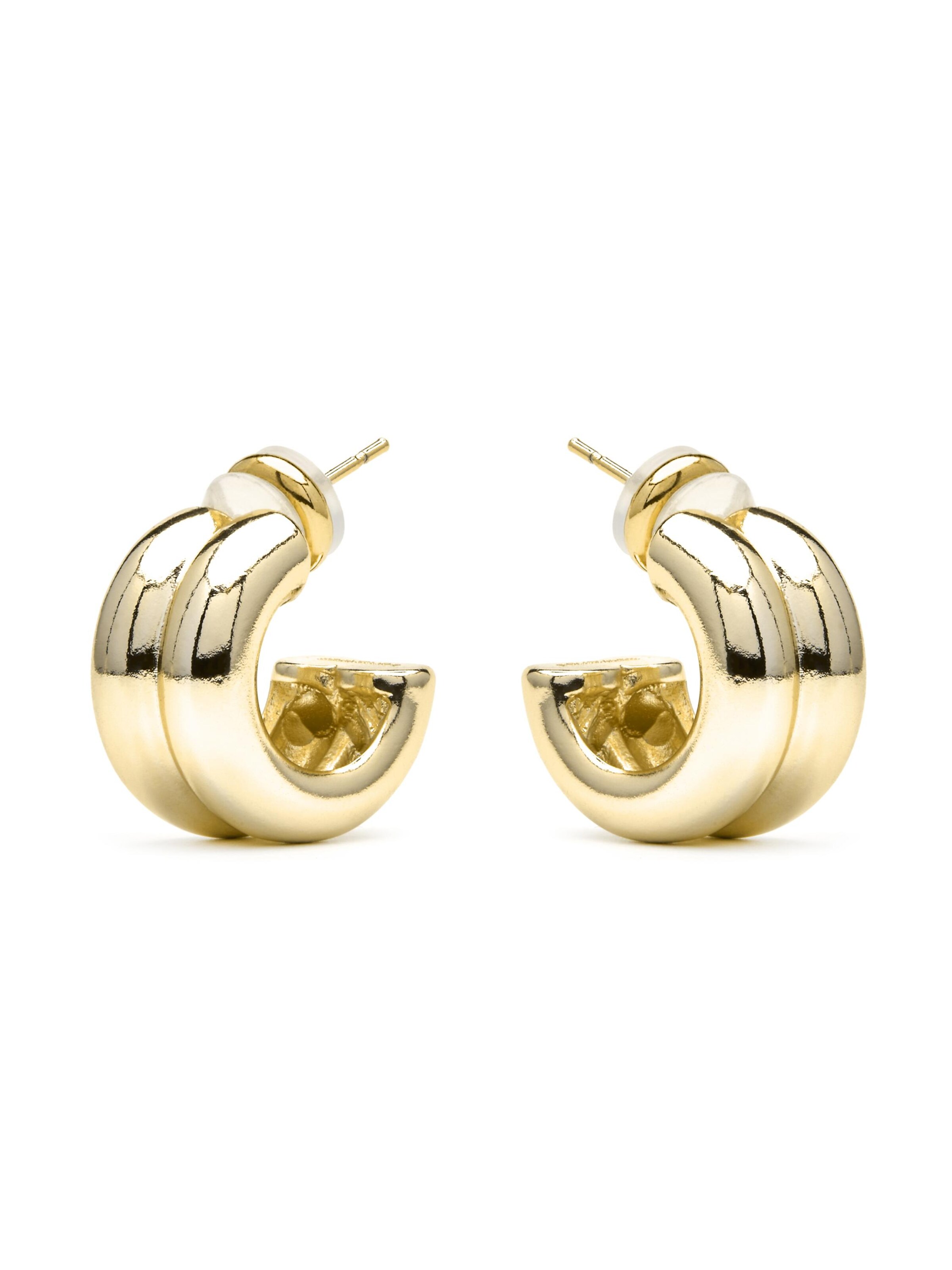 Luxenter Earrings 'Tudfu' in Gold
