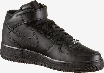 Nike Sportswear Magas szárú sportcipők 'AIR FORCE 1 MID 07' - fekete