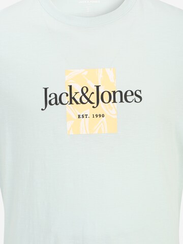 T-Shirt 'LAFAYETTE' Jack & Jones Plus en vert