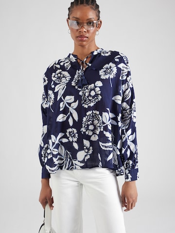 MORE & MORE Blouse in Blauw: voorkant