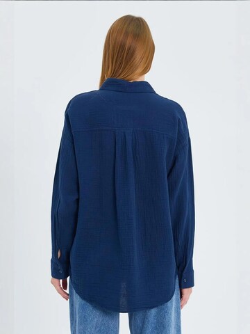 Camicia da donna di MixRay in blu