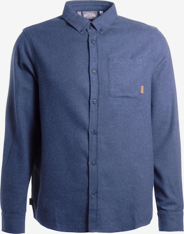 mazine Overhemd 'Yarm' in Blauw: voorkant