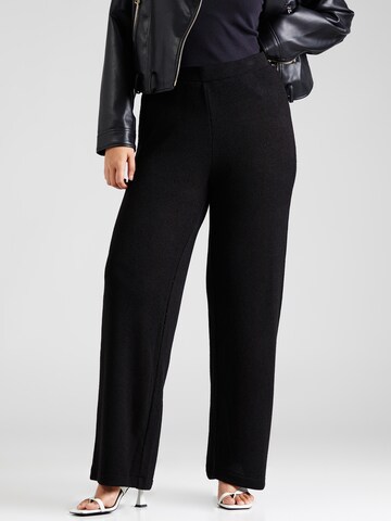 Vero Moda Curve Bő szár Nadrág 'VMCEDDIE' - fekete: elől