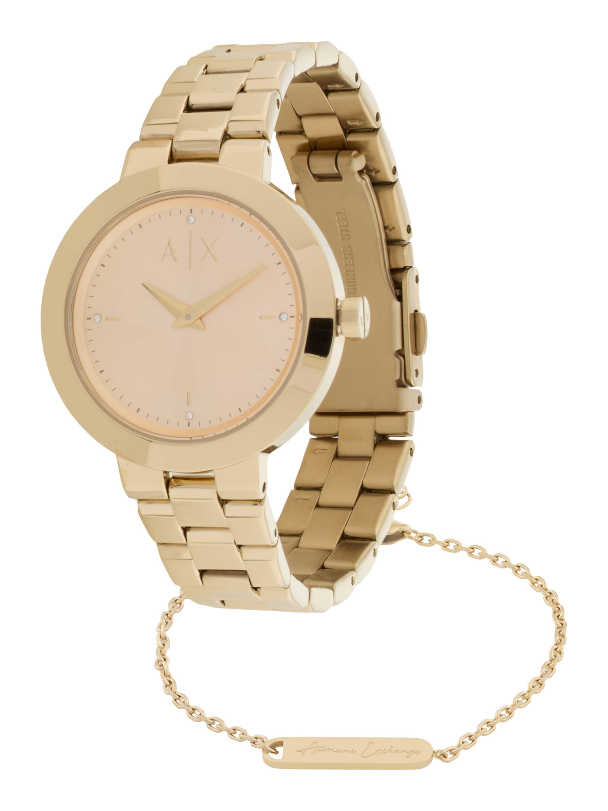 ARMANI EXCHANGE Analog watch in Gold: front