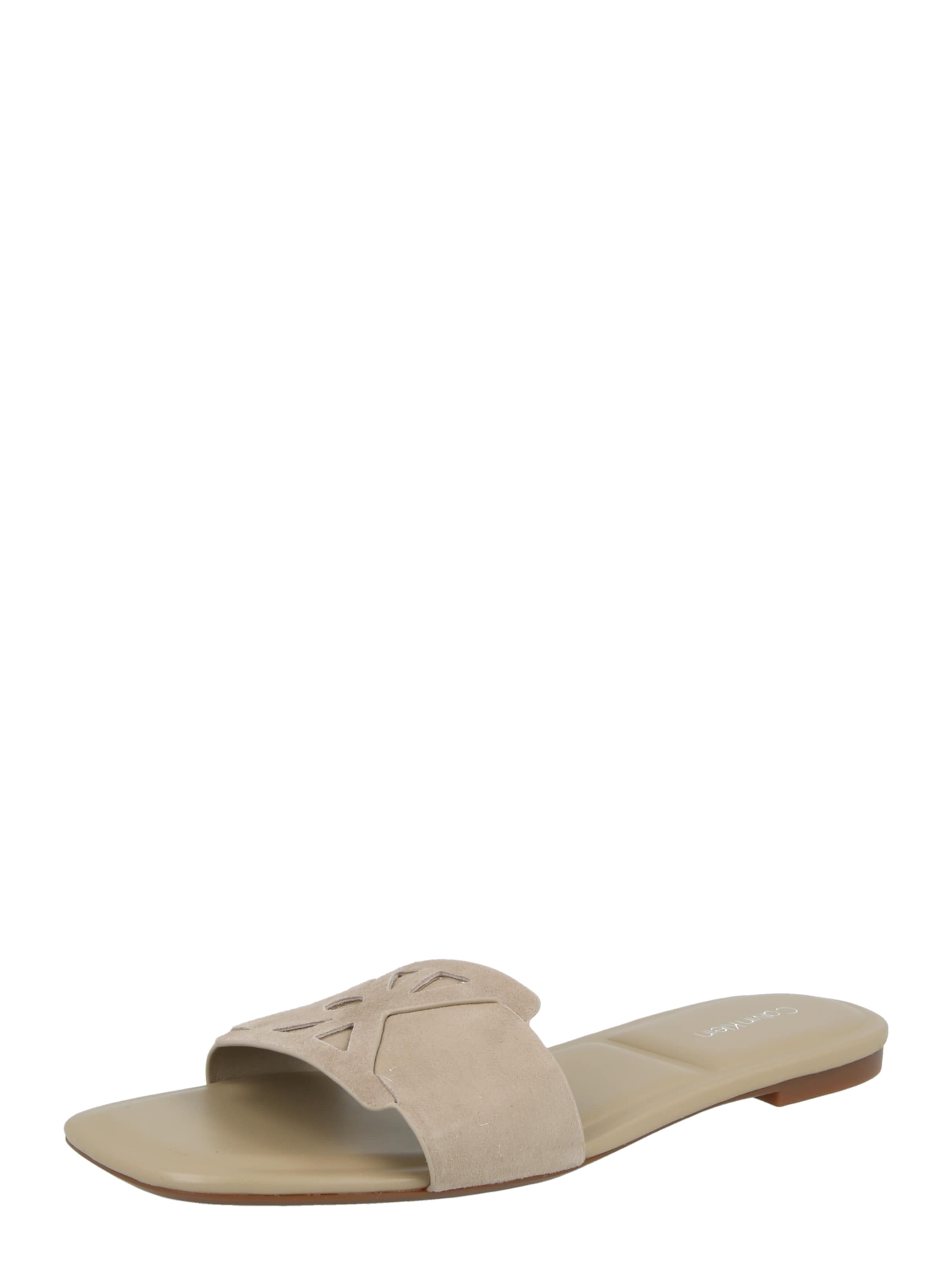 Calvin Klein Pantolette in Beige: Vorderseite
