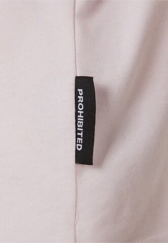 T-Shirt Prohibited en rose