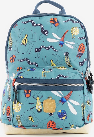 Pick & Pack Backpack 'Insect' in Blue: front