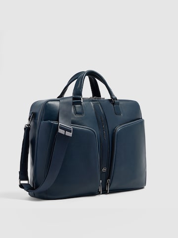 Sac d’ordinateur portable Piquadro en bleu
