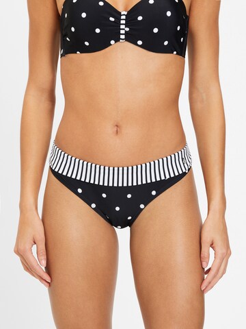 s.Oliver Bikini Bottoms 'Audrey' in Black: front