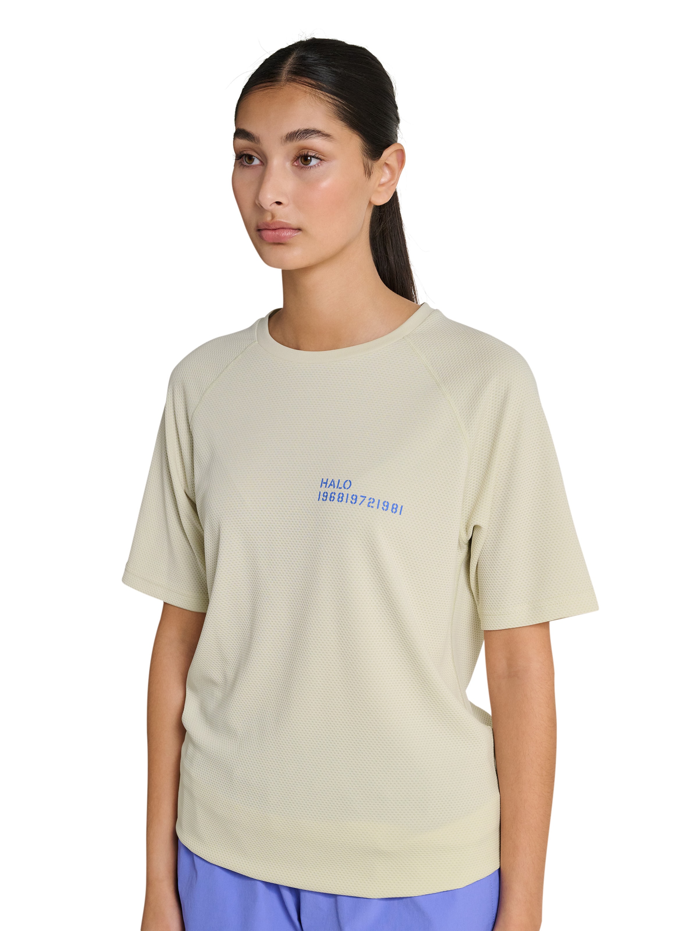T-Shirt HALO en beige : devant