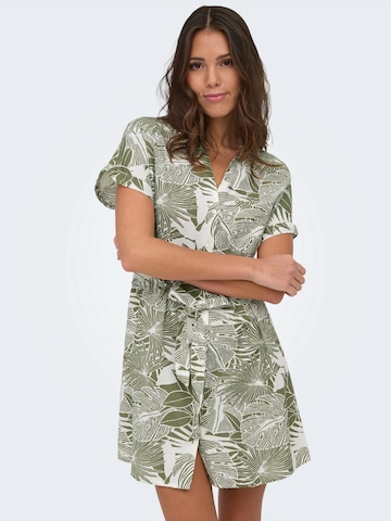 ONLY - Vestido camisero 'ONLJAKIRI' en blanco
