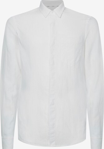 Calvin Klein Button Up Shirt in White: front