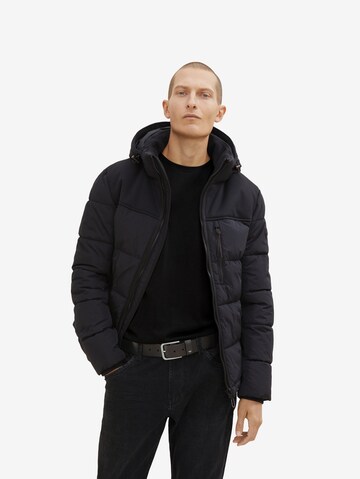 TOM TAILOR Between-season jacket in Black