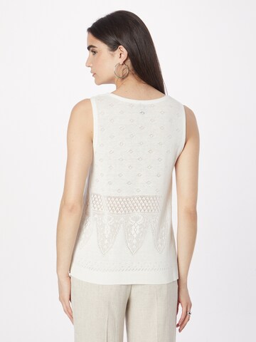 Top in maglia di Stefanel in bianco