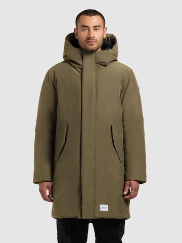 Manteau d’hiver 'Fogg' khujo en vert : devant