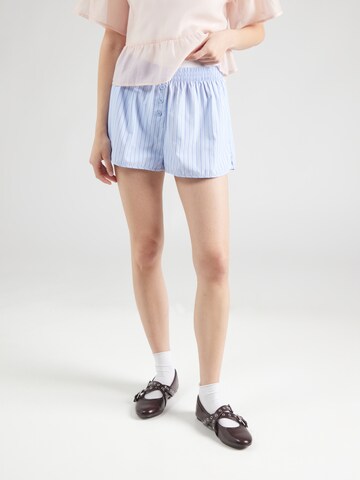 TOPSHOP Обычный Штаны в Синий: спереди