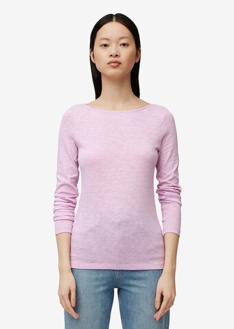 T-shirt Marc O'Polo en violet : devant