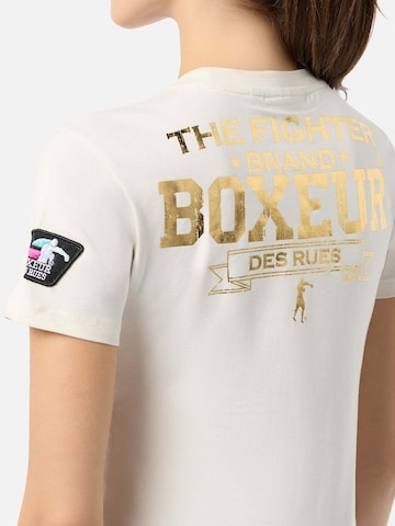 Boxeur des Rues Shirt 'Iconic Logo T-Shirt' in Beige