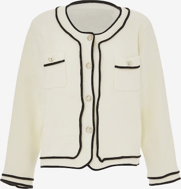 CHANI Knit cardigan in White: front