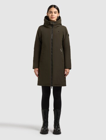 Cappotto invernale 'Yaak5' di khujo in verde: frontale