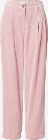 MSCH COPENHAGEN Pleat-Front Pants 'Livia' in Pink: front