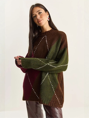 Bianco Lucci Pullover 'Pullover'‌‌‌ in Rot